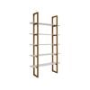 Modern Furniture MAREN Display Unit 110 cm - Natural & White