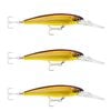 3x Rapala 11cm Saltwater X Rap Deep Hardbody Fishing Lures - Golden Alb