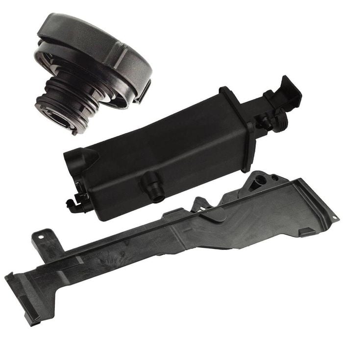 Radiator Coolant Expansion Tank For Bmw E46 E53 E83 X3 X5 With Cap And Mounting