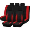 Catzon Car Seat Covers Soft Sponge Easy Install Sedan Truck Suv-red
