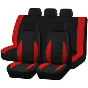 Catzon Car Seat Covers Soft Sponge Easy Install Sedan Truck Suv-red