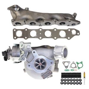 Upgrade Billet Turbo Charger With Genuine Exhaust Manifold, Gasket & Stud Kit For Mitsubishi Triton Mr 4n15 2.4l 2019 Onwards