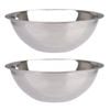 2PK Appetito Stainless Steel Mixing Bowl 32cm/5.5L - Silver
