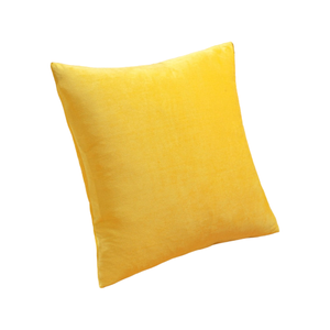 NNEOBA Velvet Pillow Cases Cushion Cover(18-Yellow)40cmx40cm