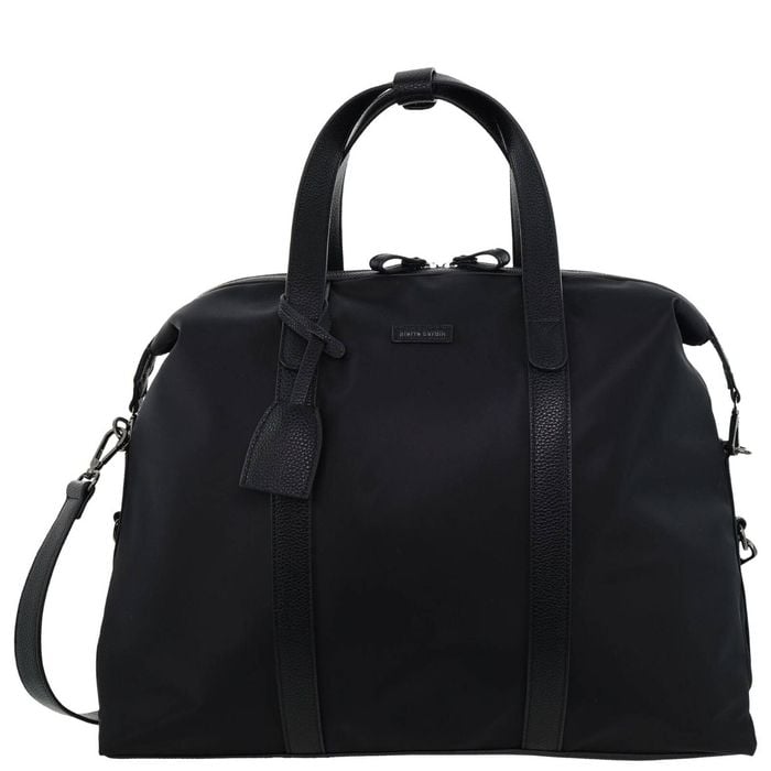 Pierre Cardin Unisex Nylon Travel Shoulder/overnight Bag 46cm Black