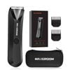 NNEOBA Waterproof Body Hair Trimmer SkinSafe Ceramic Blade Black