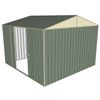 Build-a-Shed 3.0 x 3.0 x 2.3m Gable Double Sliding Side Door Shed - Green