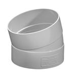 Holman 90mm 15° F-F PVC Stormwater Plain Elbow