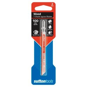Sutton Tools 100mm 10TPI Wood Jigsaw Blade - 2 Pack