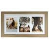 Frankie & Me Wooden Collage 5x7'' Triple Picture Frame Home/Office Decor Oak