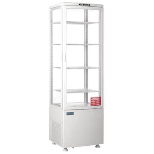 Polar C-series Curved Door Display Fridge White 235ltr - Cake Display Fridges (cb509-a)