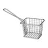 Olympia Wire Square Presentation Basket Stainless Steel Side Order Chip Serving Basket 80x100x80mm