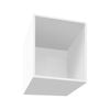 Bedford 450mm White 1 Door Wardrobe Topper Shell