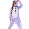 Magical Purple Unicorn Girls Costume Onesie - 3-4