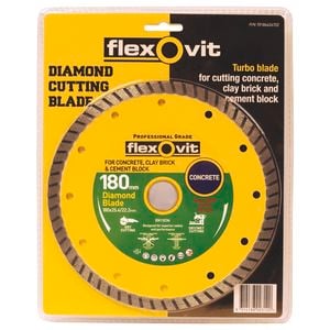 Flexovit Turbo Diamond Blade 180mm
