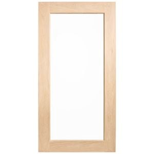 Corinthian 2340 x 1020 x 40mm Entrance Door Blonde Oak Translucent Glass AWOWS21 - 1020mm