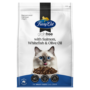 Fussy Cat 4kg Grain Free Salmon & Whitefish Dry Cat Food