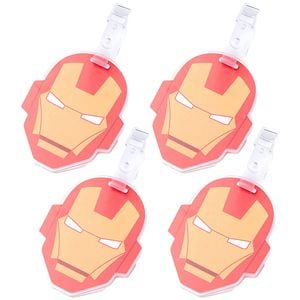 4PK Marvel Luggage Tag Suitcase Identity Label - Ironman