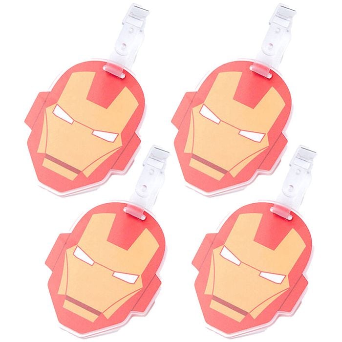 4PK Marvel Luggage Tag Suitcase Identity Label - Ironman