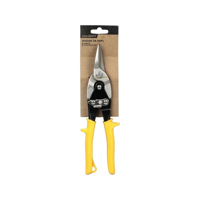 Craftright 250mm Straight Cut Aviation Snips