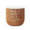 MIUZ Storage Bedside Table Side Table Nightstand Storage Solid Rubberwood