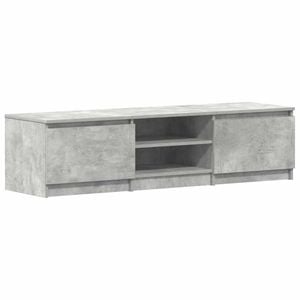 vidaXL TV Cabinet Concrete Grey Engineered Wood TV Stand Unit HiFi Cabinet