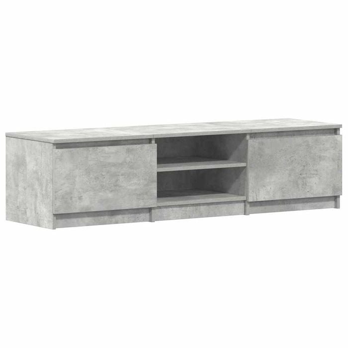 vidaXL TV Cabinet Concrete Grey Engineered Wood TV Stand Unit HiFi Cabinet