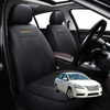 Car Seat Cover for Nissan Pulsar 2013 - 2017 C12, B17 - Black-Front Only