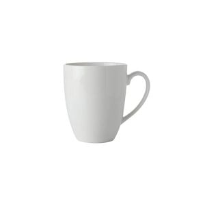 Maxwell & Williams 390cml White Basics Durable Porcelain Coupe Mug - White