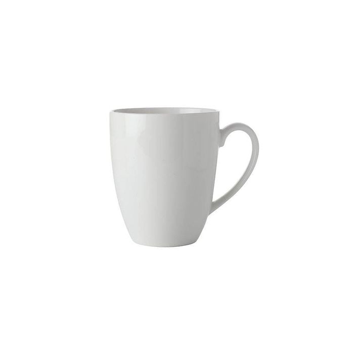 Maxwell & Williams 390cml White Basics Durable Porcelain Coupe Mug - White