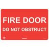 Pinnacle Signage 300 x 200mm Fire Door Do Not Obstruct Sign