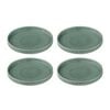 4pc Ladelle Heath Jade Tapas Plate 20cm