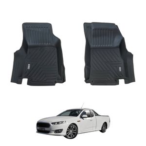 AUSGO Car Floor Mats for Ford Falcon FG Ute 2008-2019 All-Weather Floor Liners