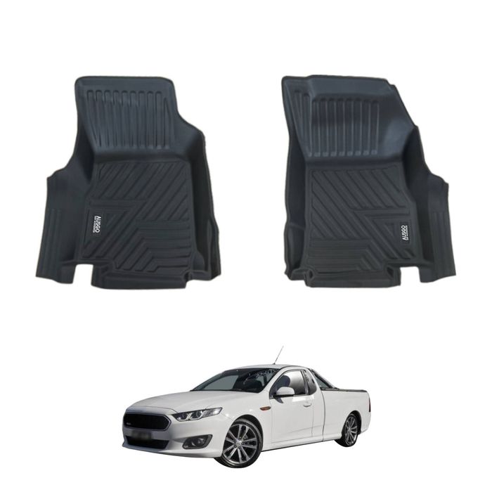AUSGO Car Floor Mats for Ford Falcon FG Ute 2008-2019 All-Weather Floor Liners
