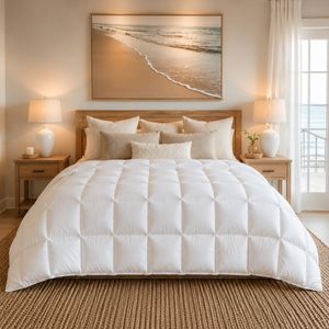 Royal Comfort 500GSM Microfibre Quilt All-Season Warmth Soft Duvet White King