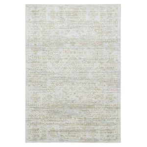 Loopsie-290cm X 200cm-andalen Grey Gold Vintage Washable Rug