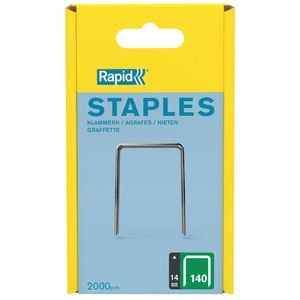 Rapid 14mm 140 Series Staples - 2000 Pack