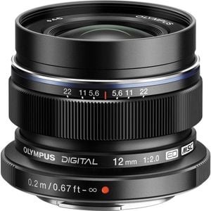 Olympus 12mm f/2.0 Lens - Black