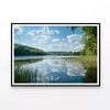 Lake, Trees with Sky   Print 100% Australian Made 120x90cm  (Poster)