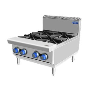 Cookrite 112mj/h Open 4 Burner Cook Tops Ng At80g4b-c-ng
