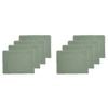 2x 4pc Ecology 100% Cotton Fray Dining Table Placemats Set 38x53cm Midday