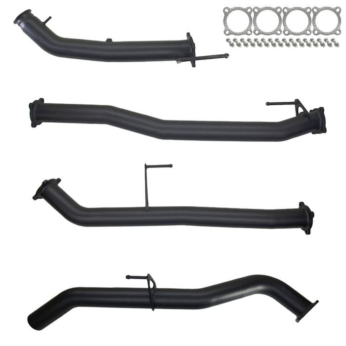 Ignite Exhausts Turbo Back For Nissan D23 Navara Series 5 Np300 3" With Straight Pipe Only 409 Stainless Steel