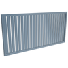 ProtectorAl 1001 - 2000 x 300 - 1000m Deep Ocean Vertical 18mm Gap Aluminium Welded Slat Panel