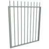 ProtectorAl 975 W x 1200mm H Palladium Silver Aluminium Picket Top Pool Gate