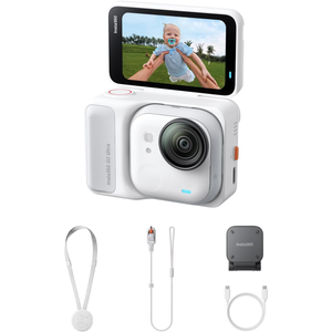Insta360 GO Ultra Tiny Hands-Free 4K Camera - Standard Bundle Arctic White