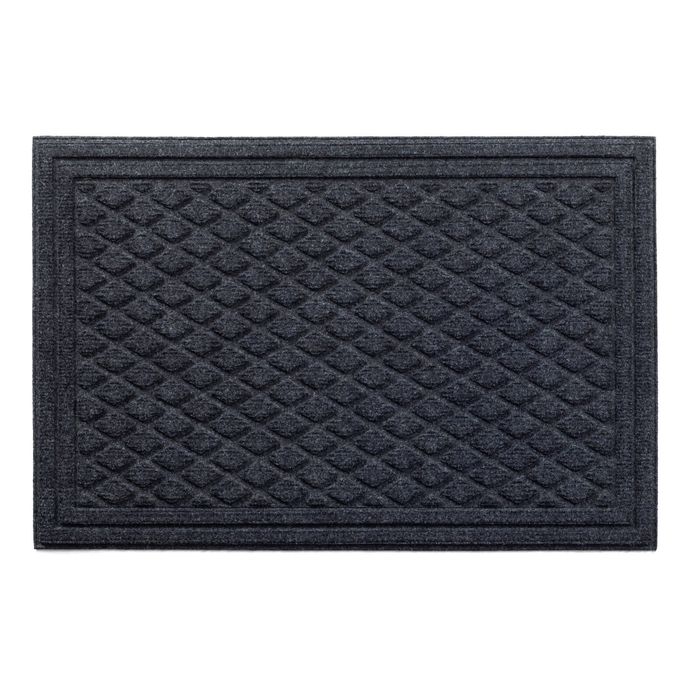 Kenova 150 x 90cm Diamond Pattern Ecomat Recycled Rubber Doormat