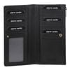 Pierre Cardin Perforated Leather Ladies Handy Travel Wallet Black