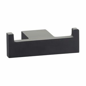 Mondella Rumba Matte Black Double Robe Hook