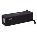 Laser TWS Stereo Bluetooth Speaker with Mic (Black)