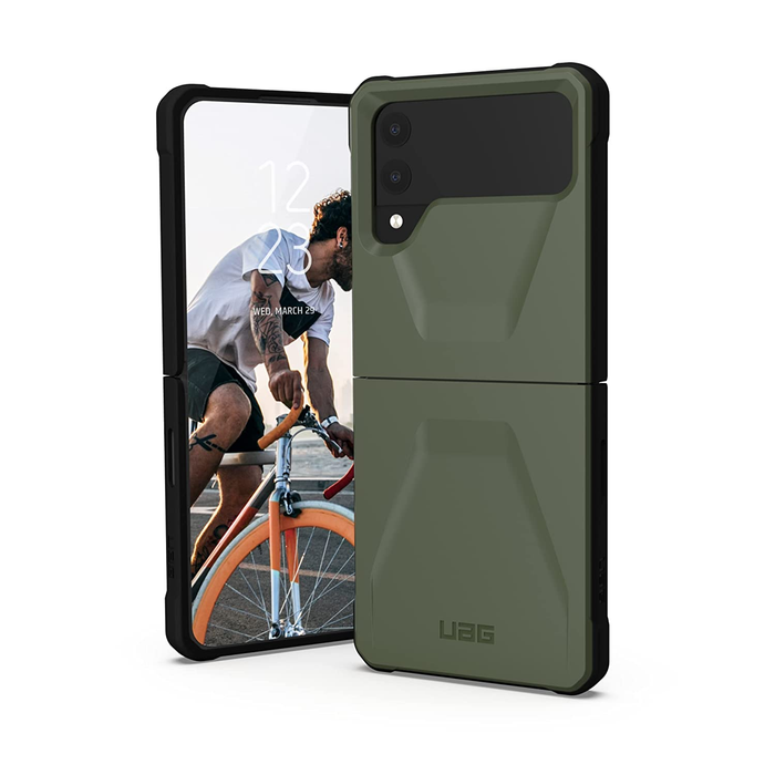 Uag Civilian Case For Samsung Galaxy Z Flip 4 - Olive